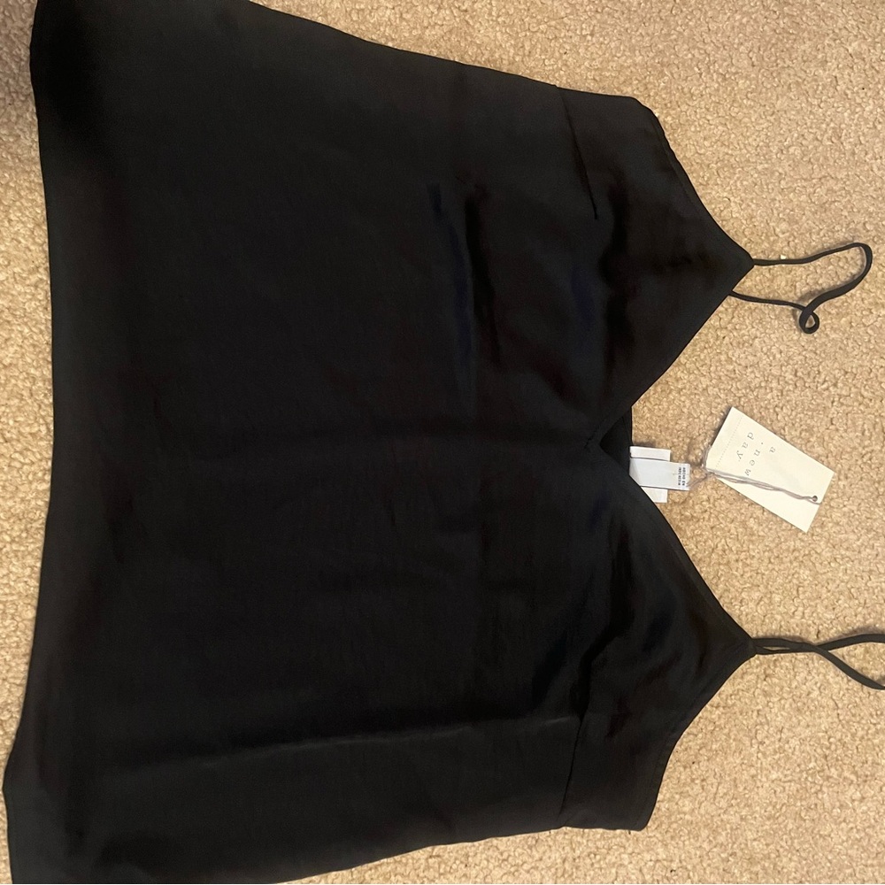 A New Day Black Sleeveless Top